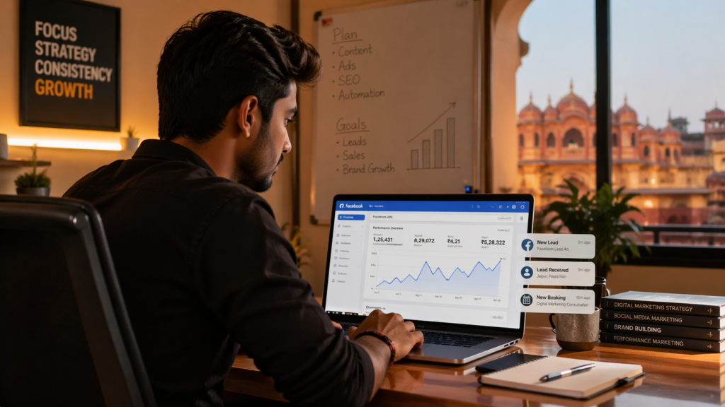 Facebook Ads Agency Jaipur – Business Growth Dashboard