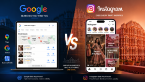 Google Maps listing Jaipur business