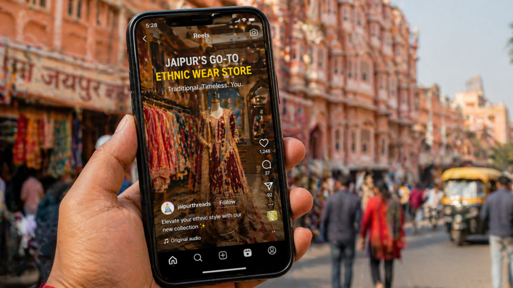 Instagram reels strategy for Jaipur businesses