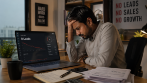 why business is not getting leads online dashboard analysis